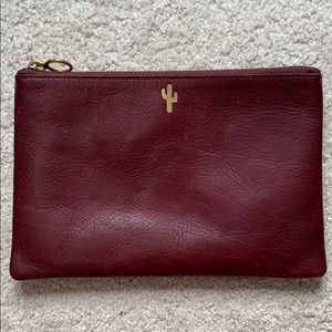 Madewell Leather Pouch Clutch